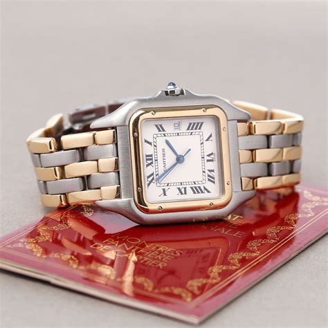 cartier watch 2nd hand|pre owned cartier panthere watches.